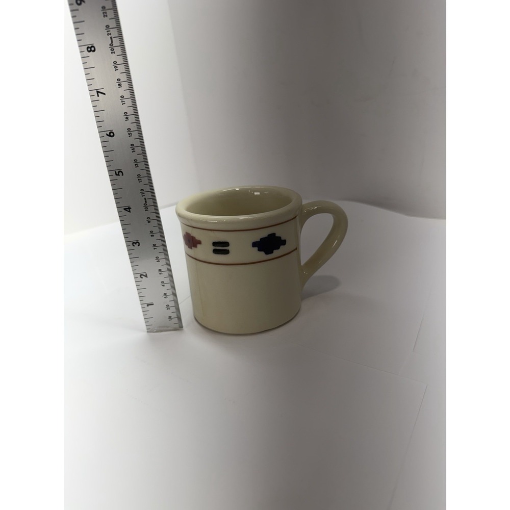 Hartstone USACheyenne Handpainted Stoneware Coffee Mugs Set of 4 VTG Western Ran - Picture 10 of 11